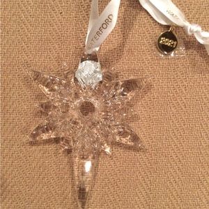 Waterford snowflake ornament 2021